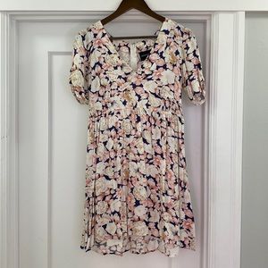 MinkPink Floral Baby Doll Dress - Size: Medium